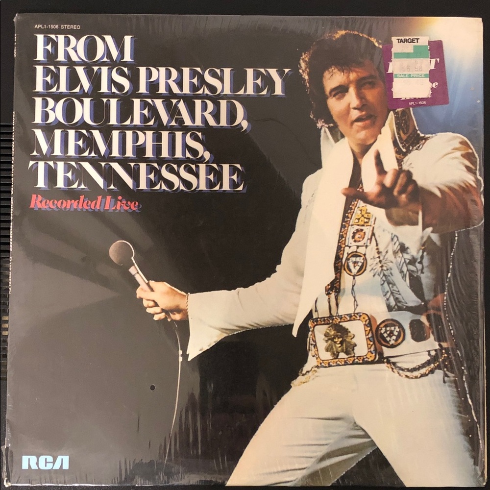 From Elvis Presley Boulevard, Memphis, Tennessee Vinyl Lp ‘76